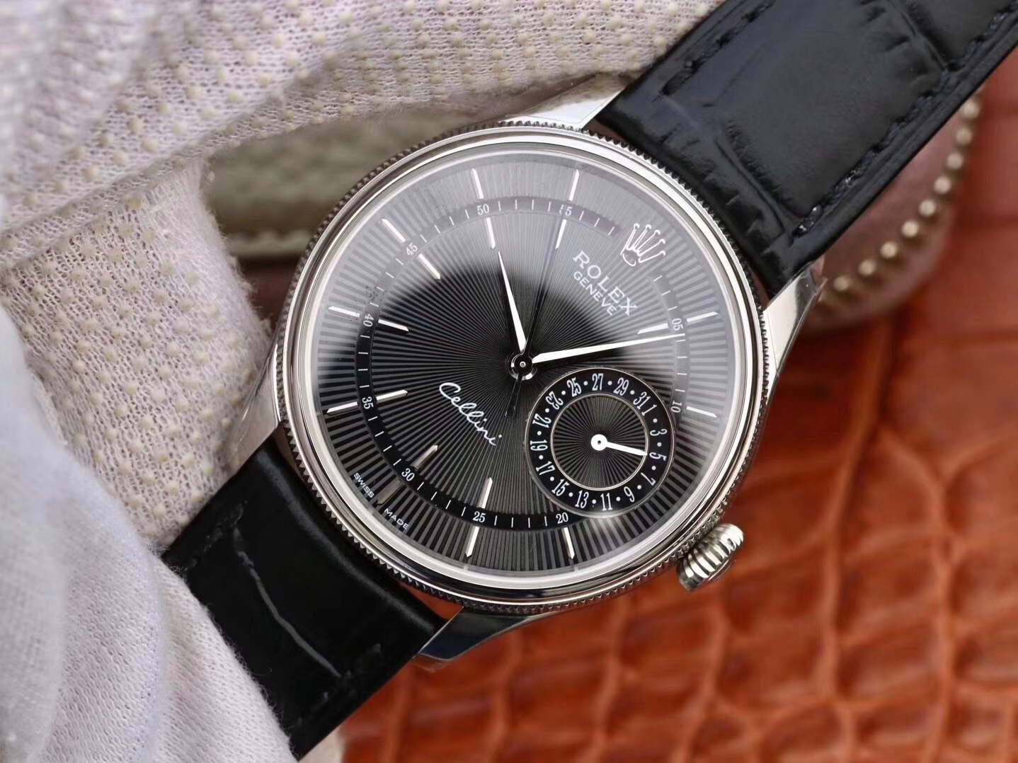 mks劳力士切利尼系列50515全自动机械男士腕表39mm