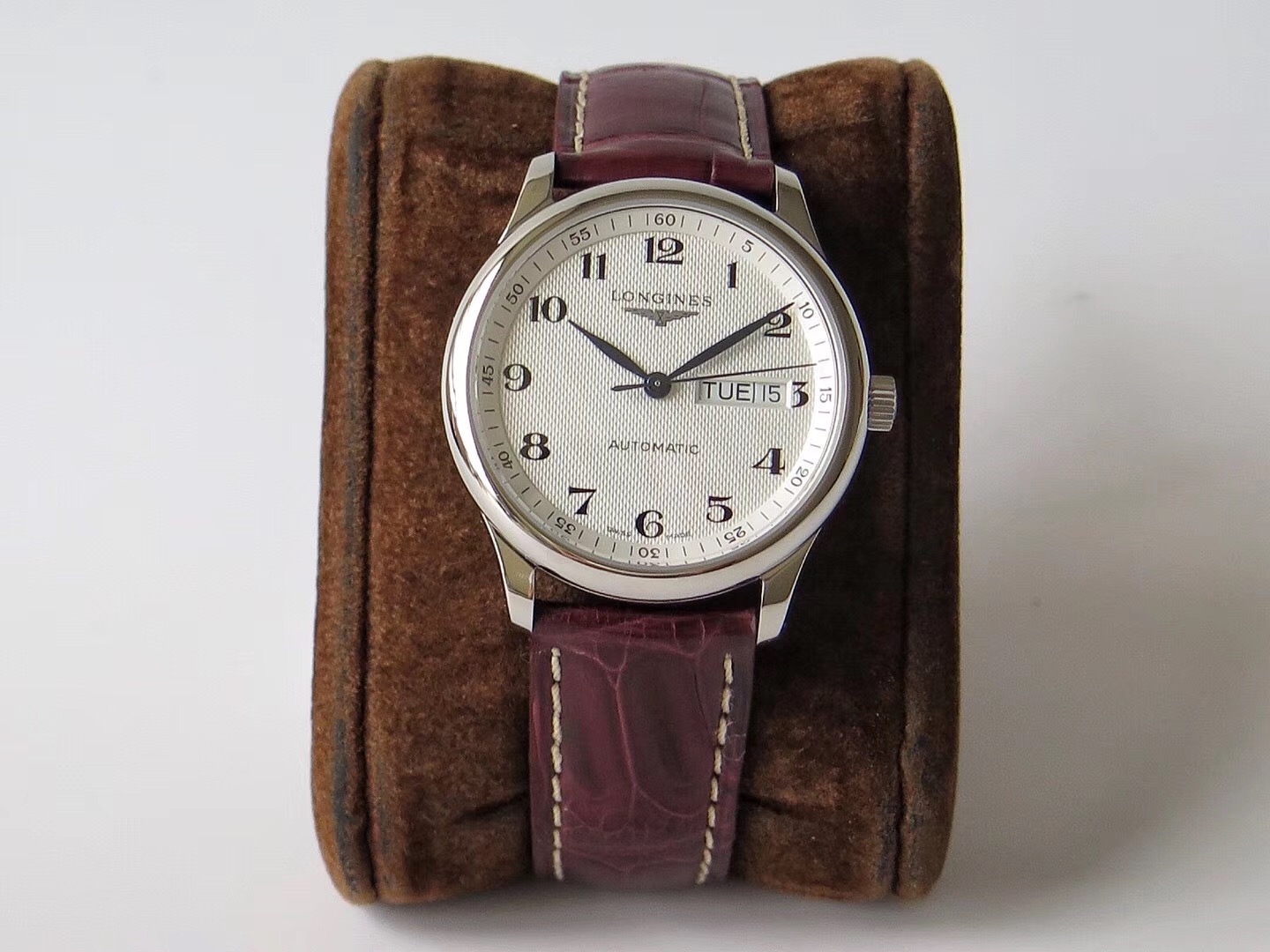 kz浪琴名匠双历l2.775原装瑞士eta2836-2自动机械机芯男士腕表